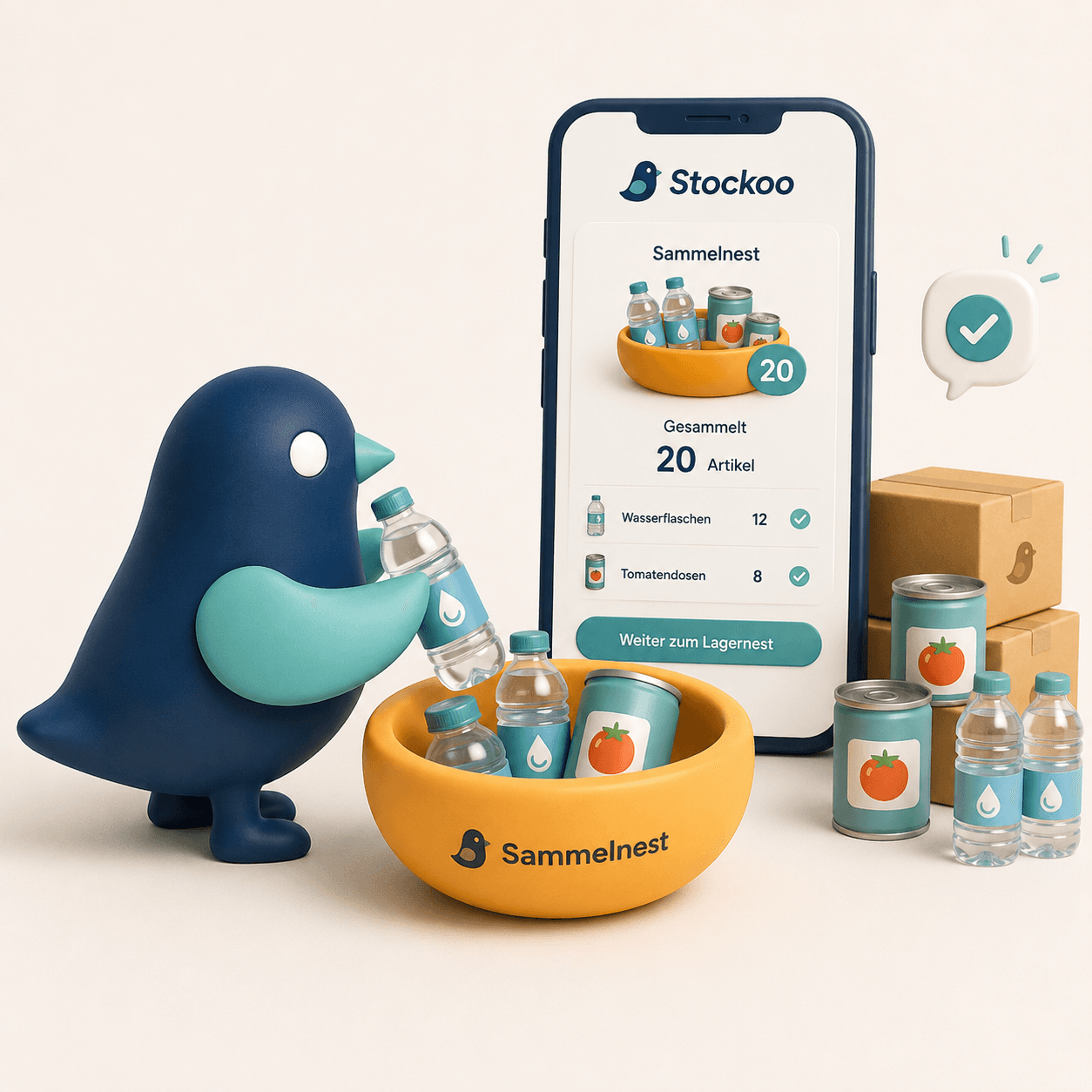 Sammeln - Stockoo Workflow